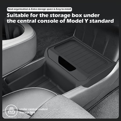 Úložný box pod centrálním ovládáním pro model Y Standard 2026