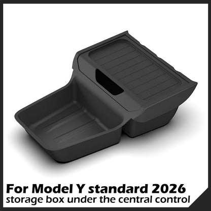 Úložný box pod centrálním ovládáním pro model Y Standard 2026
