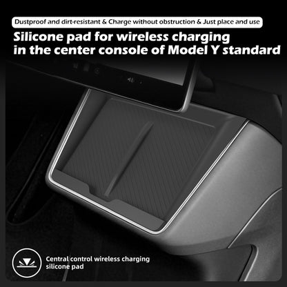Central Control Wireless Charging Silikonpad für Model Y Standard 2026