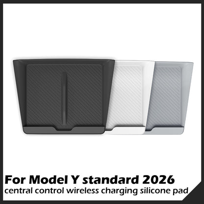 Central Control Wireless Charging Silikonpad für Model Y Standard 2026