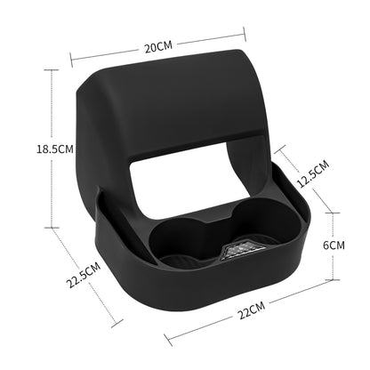 Rear Air Vent Cup Holder Storage Box for 2017-2023 Model 3 & 2021-2023 Model Y