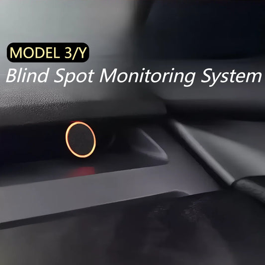 Modell 3/Y Blind Spot Überwachungssystem mit 8 RGB -Warnlichtern