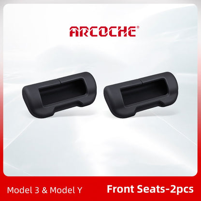 Couvertures de boucle de ceinture de sécurité de silicone de High-Elastic pour tout le modèle 3/Y/S/X nouveau modèle 3 Highland