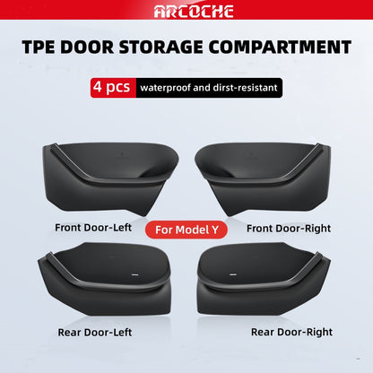TPE Seitentür Aufbewahrung sbox voll eingewickelt für Modell 3/Highland/Y