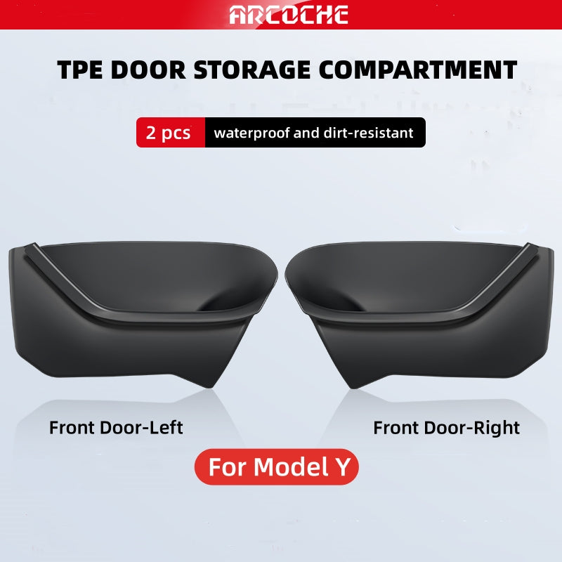 TPE-Seitentür-Aufbewahrungsbox komplett verpackt für Modell 3/Highland/Y