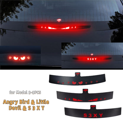 Halloween Decoration High-Mounted Brake Light Sticker for All Tesla Model 3 & Model Y 2017-2025