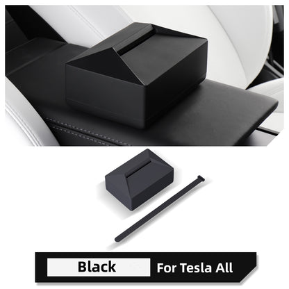 Premium Silicone Tissue Storage Bag for Tesla All & Cybertruck