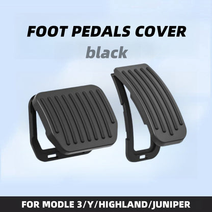 Upgraded Snap-On Accelerator & Brake Pedal Covers for Tesla Model 3/Y Juniper