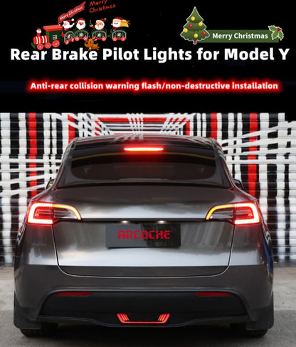 Rear Brake Pilot Light Tail LED Light for Model Y