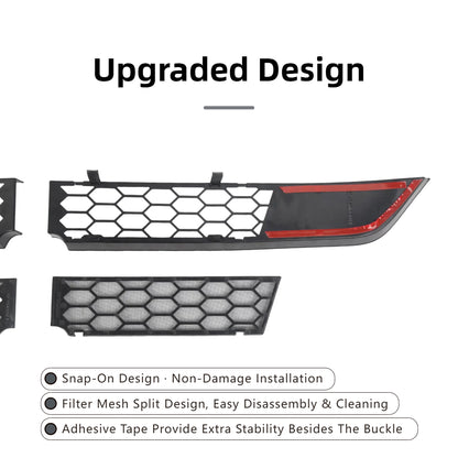 Frontgrill Mesh Car Lower Stopper Insektennetz für Modell Y Wacholder 2025+ (segmentiert / integriert)