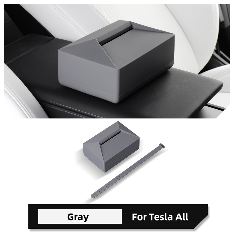 Premium Silicone Tissue Storage Bag for Tesla All & Cybertruck