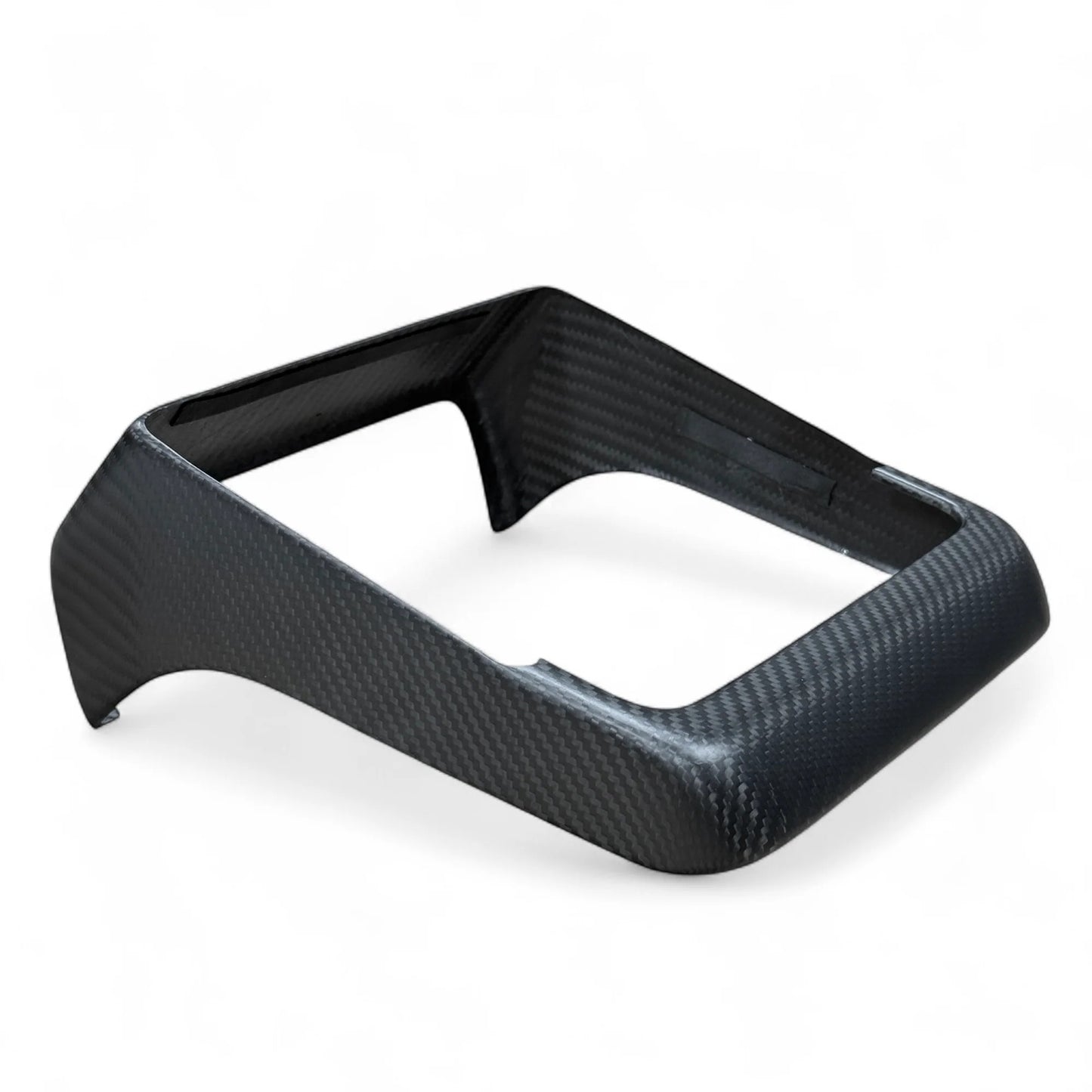 Real Dry Carbon Fiber Backseat Screen Overlay Frame for Model 3 Highland Model Y Juniper