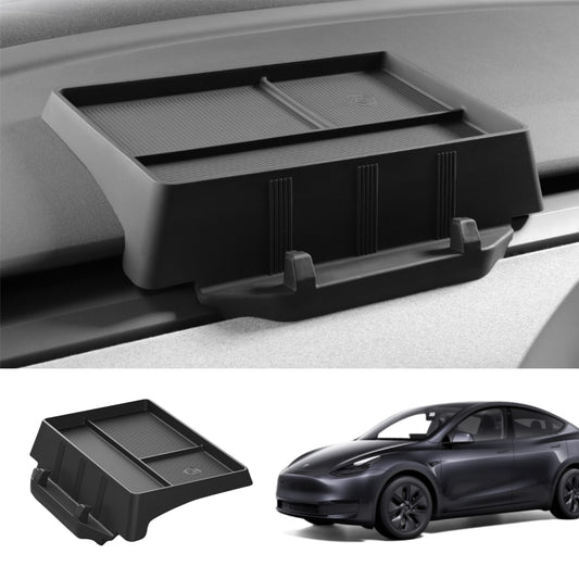 Dashboard Screen Storage Box Silicone Hidden Tray For Tesla Model 3/Y (not 2024 Model 3)