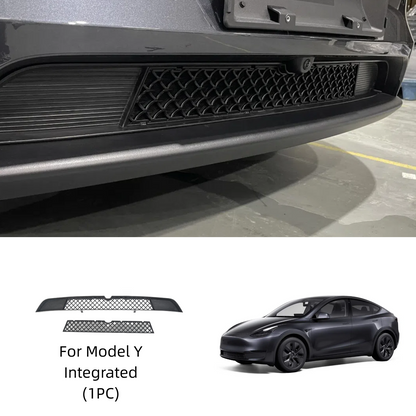 Front Grill Mesh Car Lower Bumper Insect Net for Model Y Juniper 2025+ (Segmented / Integrated)