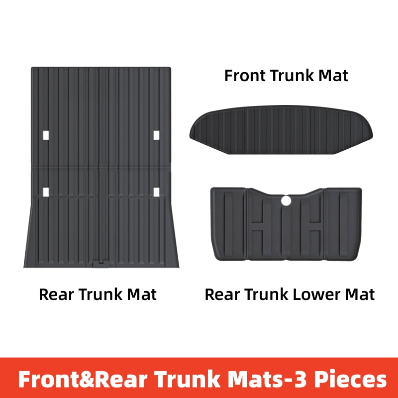 trunk mats 3 pcs for cybertruck accessories
