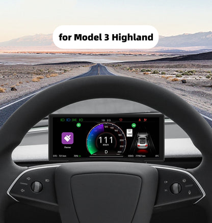 Pantalla táctil Carplay para salpicadero, actualización OTA compatible con 6,86 pulgadas para Tesla Model 3 Highland/3/Y