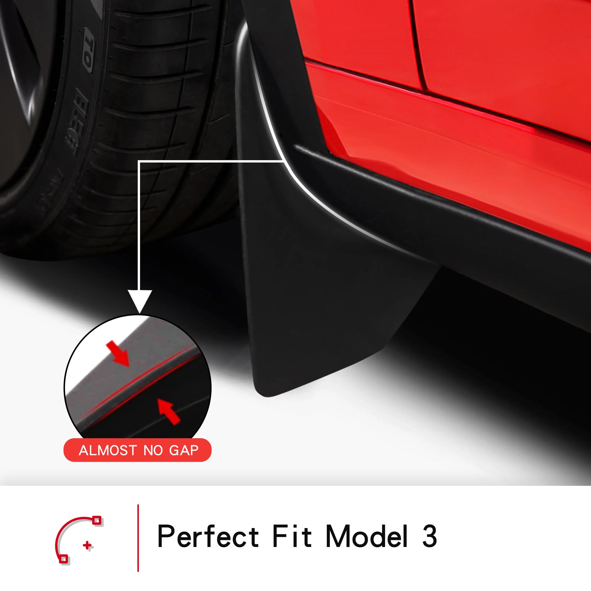 Auto Kotflügel Schmutzfänger für Tesla für Model 3 für Highland