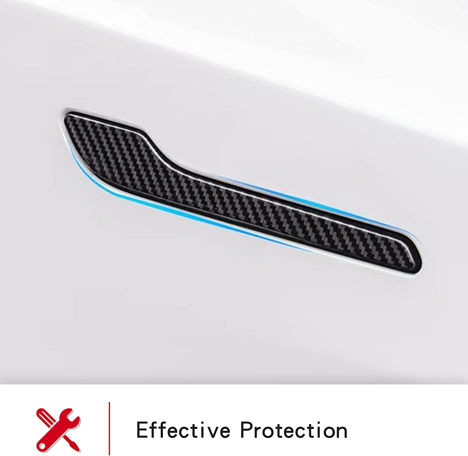 door handle covers stickers protect carbon fiber colorful tesla model 3 Y car 2022 2023 2021 2020 2019 s3xy arcoche accessories accessory aftermarket price Vehicles standard long range performance sr+ electric car rwd ev interior exterior diy decoration price elon musk must have black white red blue 5 7 seats seat