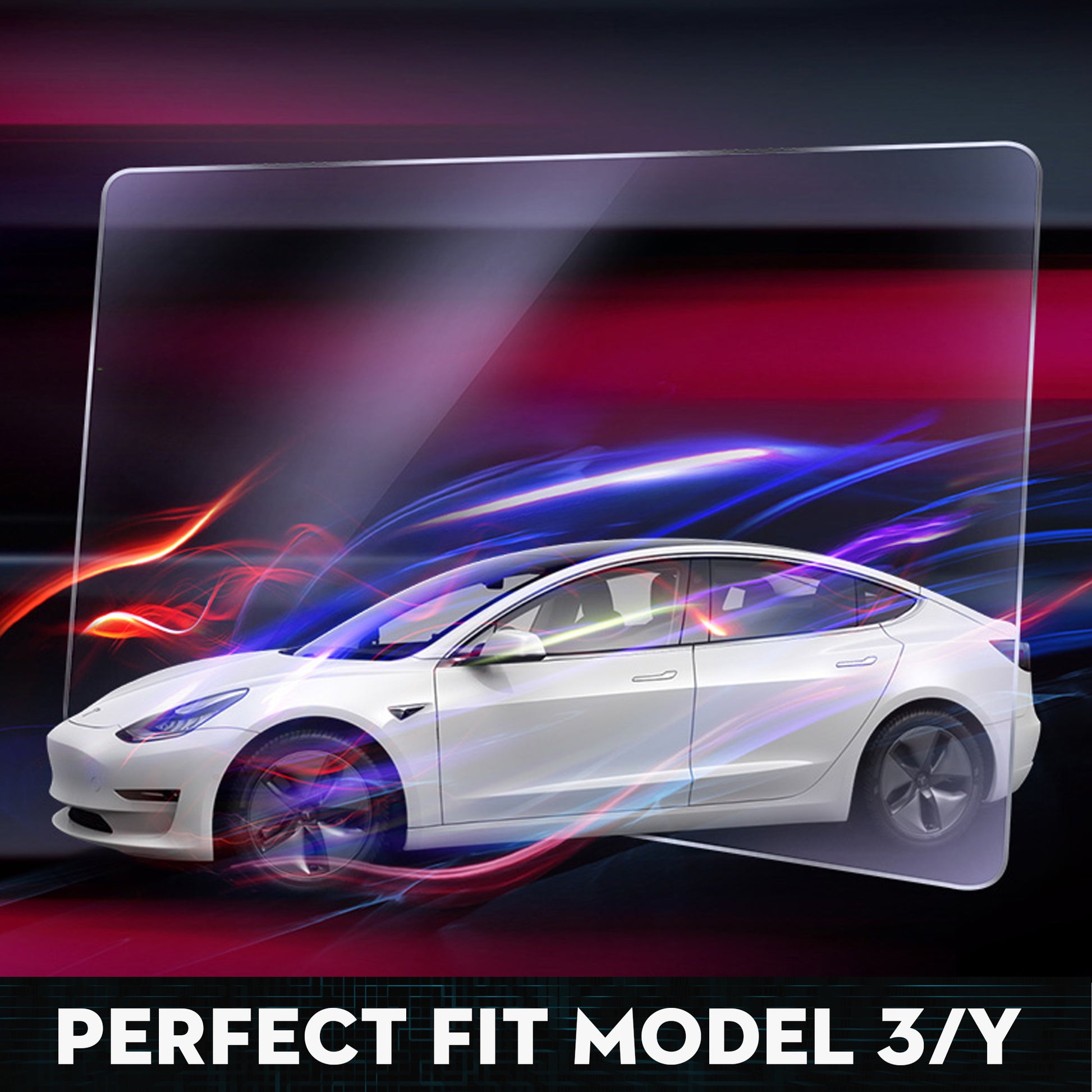 Screen Protector for Model Y/3 2 PCs 15 inch inchtempered glass – Arcoche
