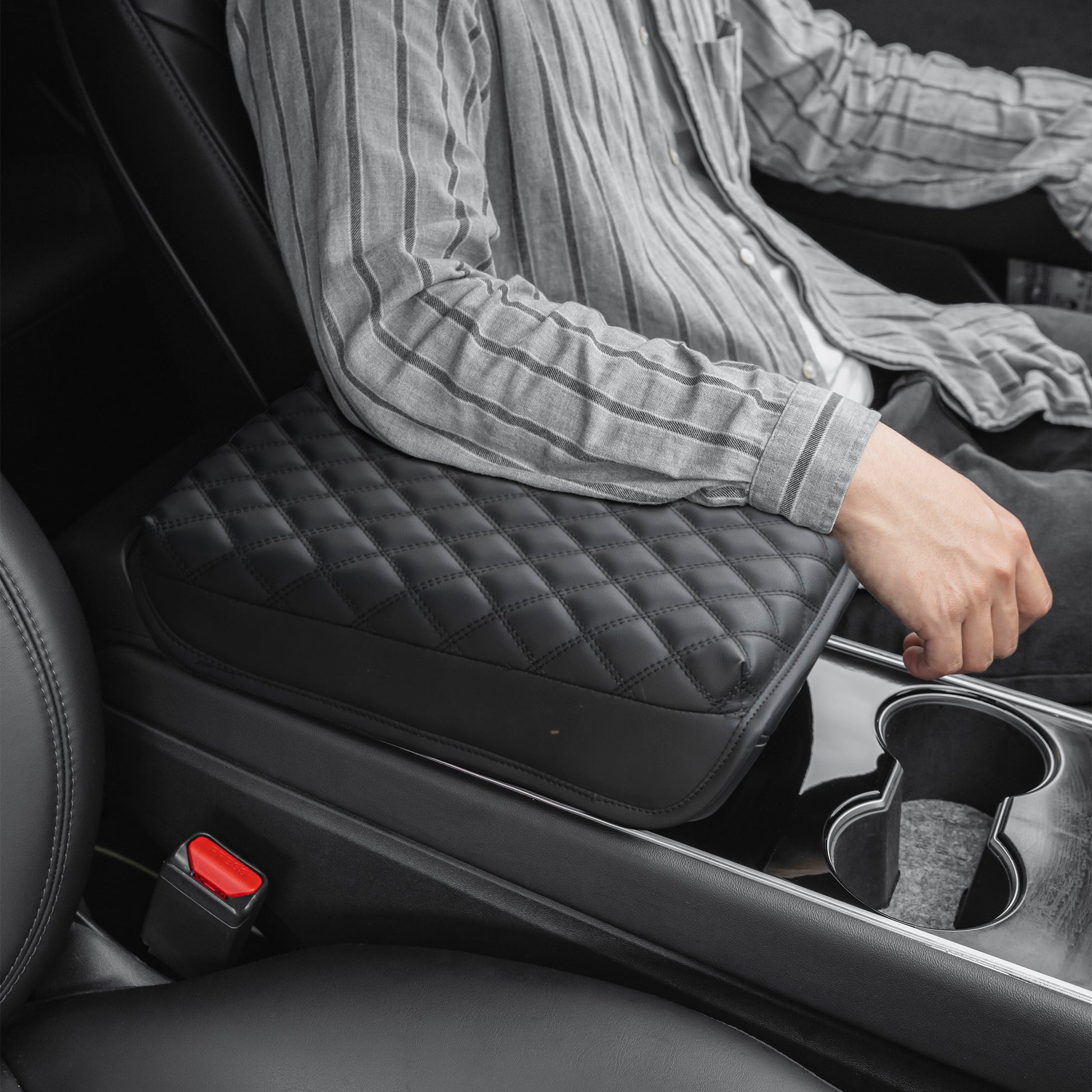 Per Tesla Model Y 3 Highland Console Cover Cuscino bracciolo Accessori Per Tesla Model Y 3 Highland Console Cover Cuscino bracciolo Accessori