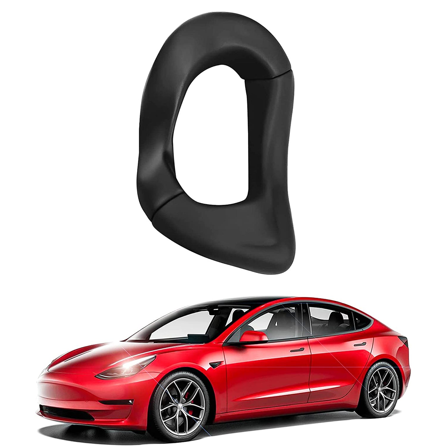 tesla model 3 Y car 2022 2023 2021 2020 2019 2018 s3xy Steering Wheel Booster Auto-pilot arcoche accessories accessory aftermarket price Vehicles standard long range performance sr+ electric car rwd ev interior exterior diy decoration price elon musk must have black white red blue 5 7 seats seat